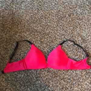 Victoria Secret bra lightly lined.